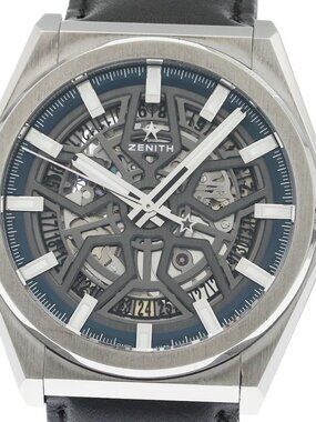 ZENITH Defy 95.9000.670 Date skeleton Dial Automatic Men's Watch_
